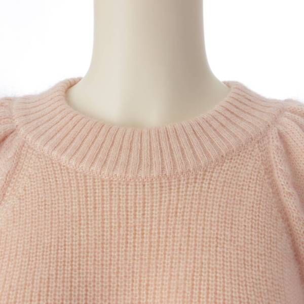 BORDERS at BALCONY ケーブルモヘアセーター オフホワイト 38