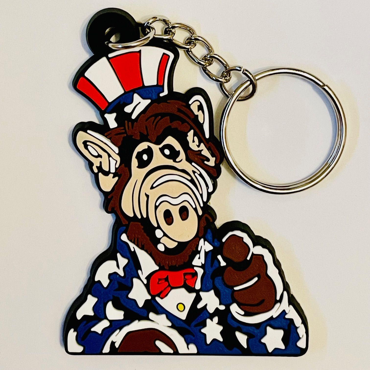 新品 🇺🇸 ラバーキーホルダー【アルフ】ALF キャラクター キー