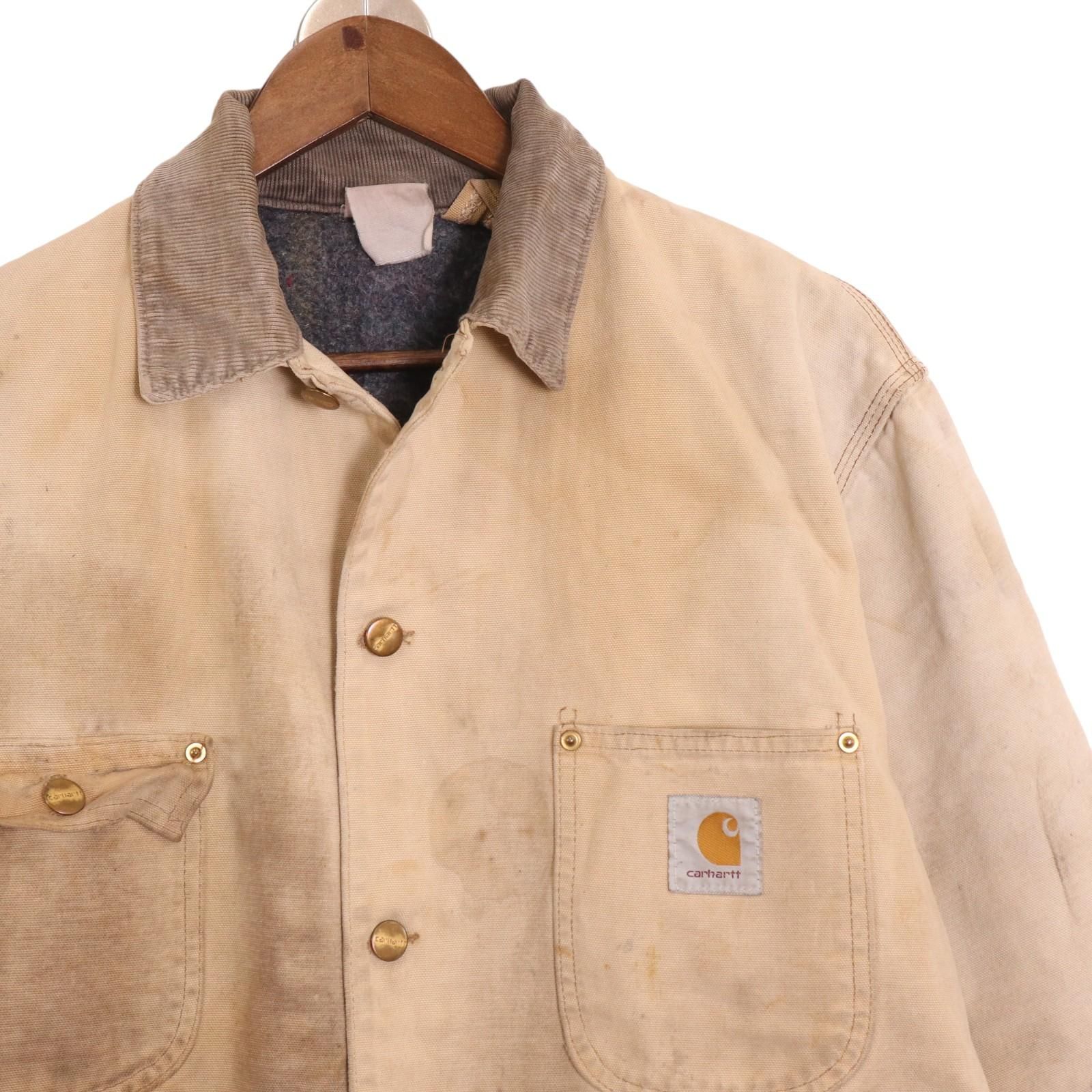 00年代 Carhartt カーハート ミシガンチョアコート ワーク ボロ