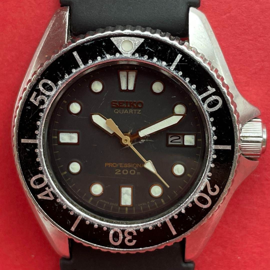 動作OK】SEIKO 2A22-0170 QZダイバーズウォッチ ボーイズ