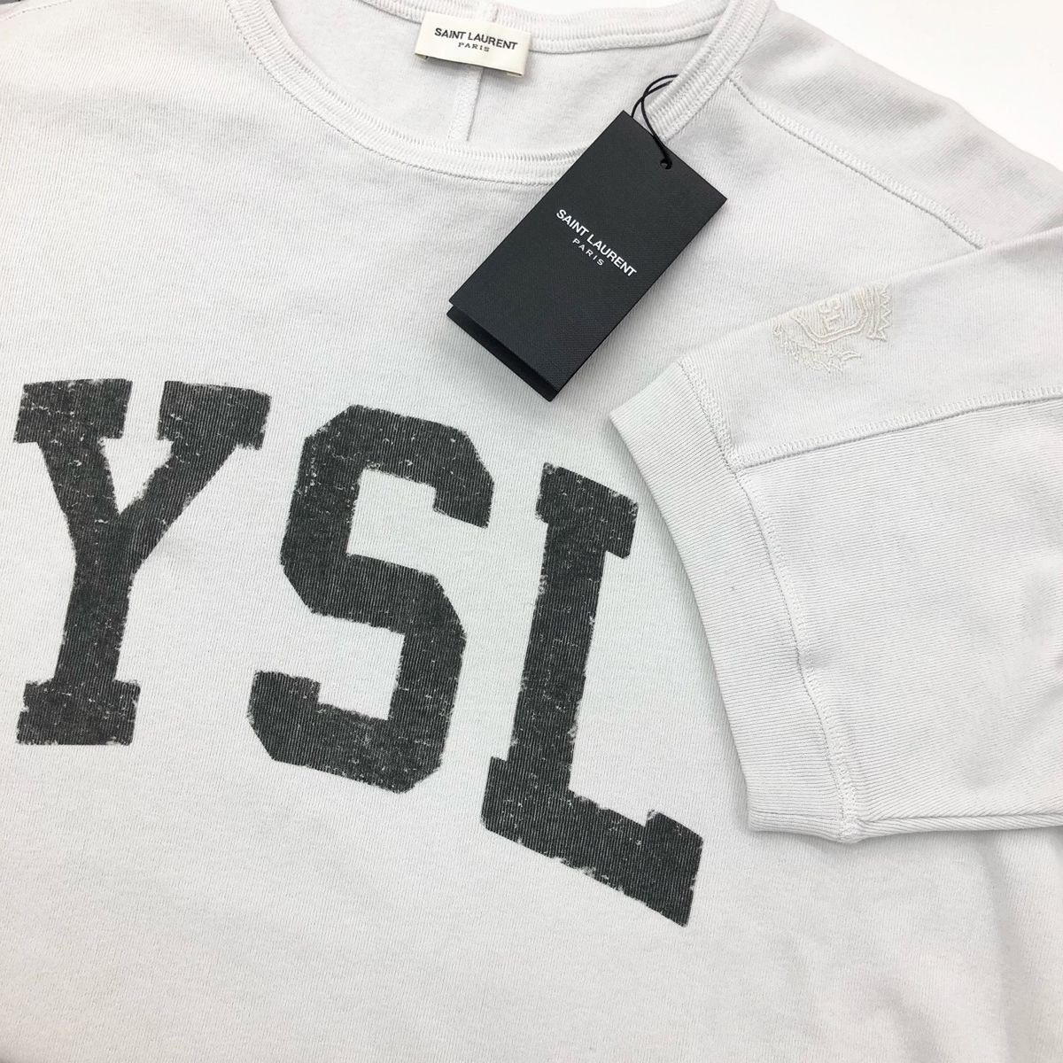 中古】 サンローラン メンズ 半袖 Tシャツ YSL ヴィンテージ M