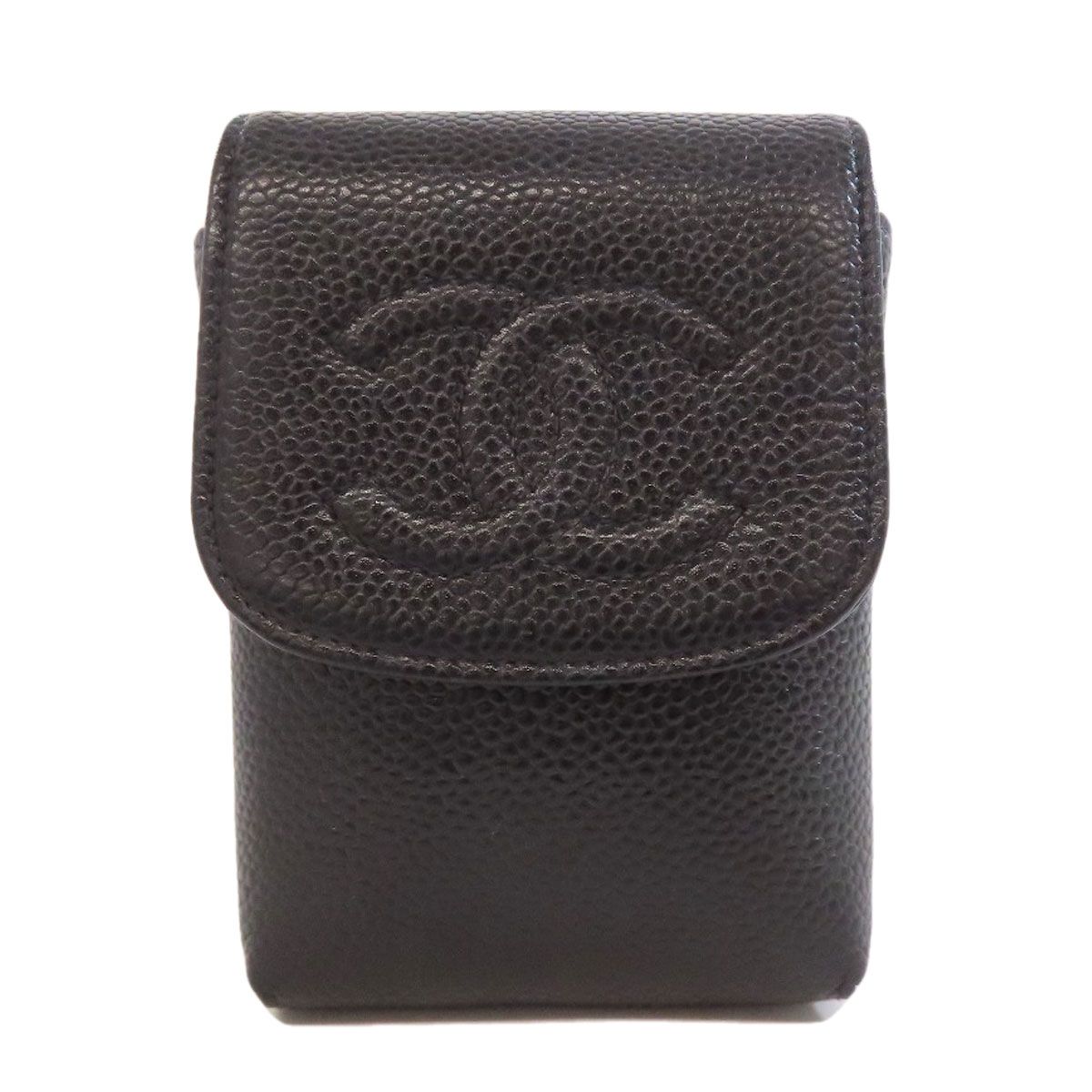 CHANEL シャネル ココマーク シガレットケース グレインド カーフ  