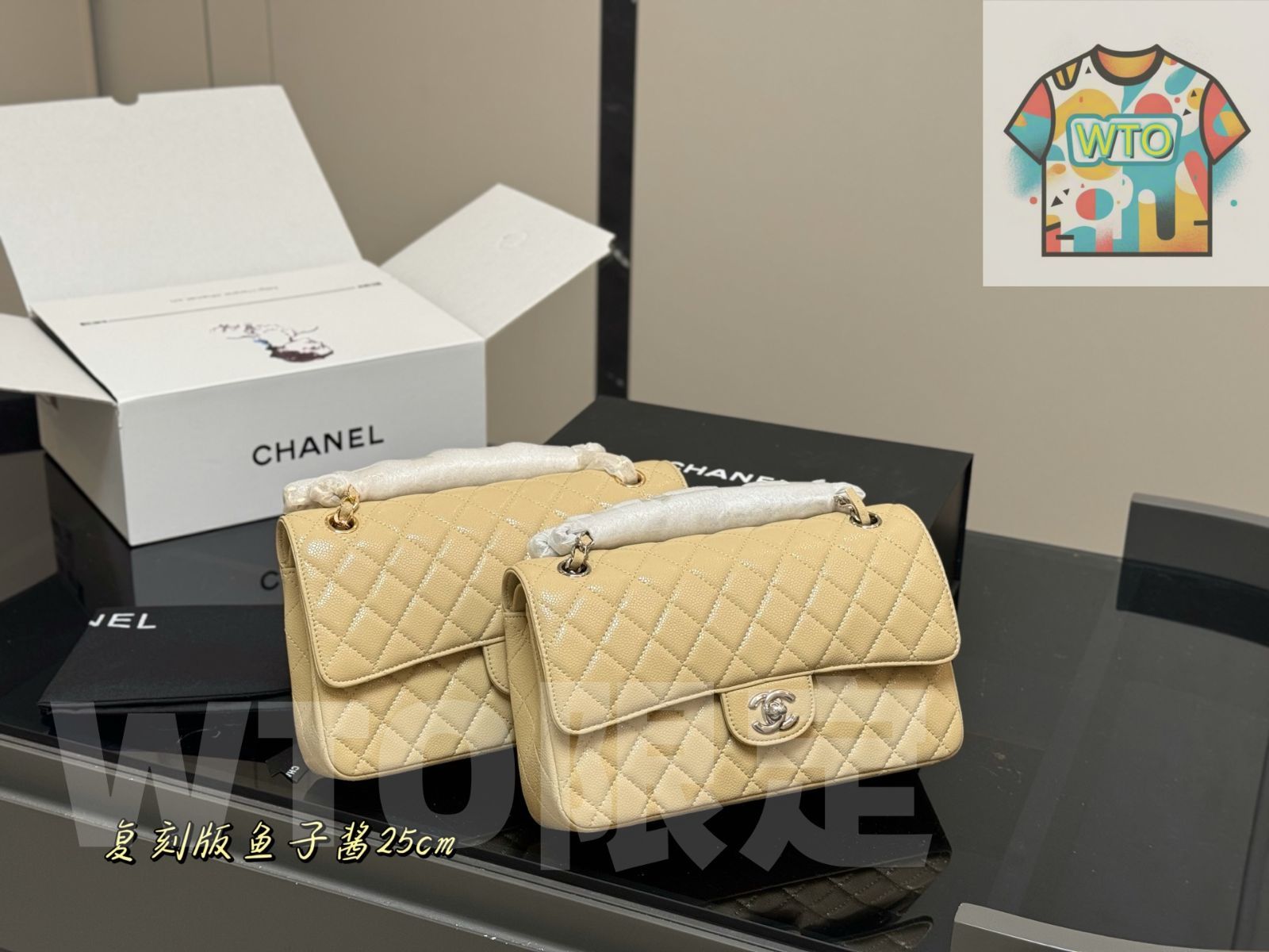 今日WTO】Chanel シャネル CFバッグ 折りたたみボックスと航空機