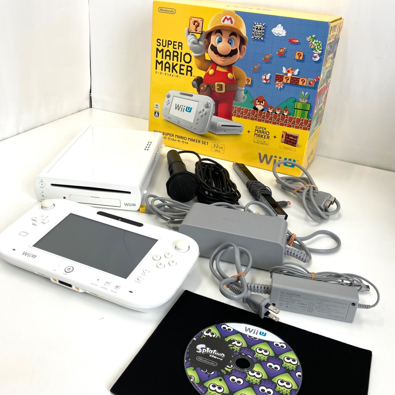 動作確認済み] Nintendo Wii U スーパーマリオメーカー セット - 家庭 