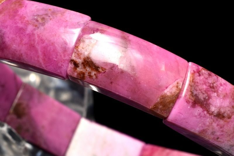 １点物 高発色 奇跡の神秘 コバルトドロマイト コバルトカルサイト 15.5-16x9.5-10mm バングル パワーストーン 天然石 _MA9572