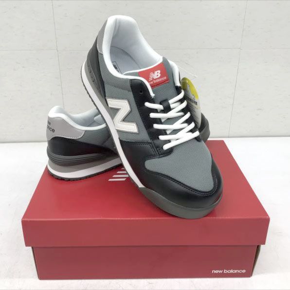 D 9196 ニュー ンス ポートランド 安全靴 作業靴 靴 くつ 軽量 幅広 JSAA A種 ひも シューレース 耐油ラバー 281 26.5 cm