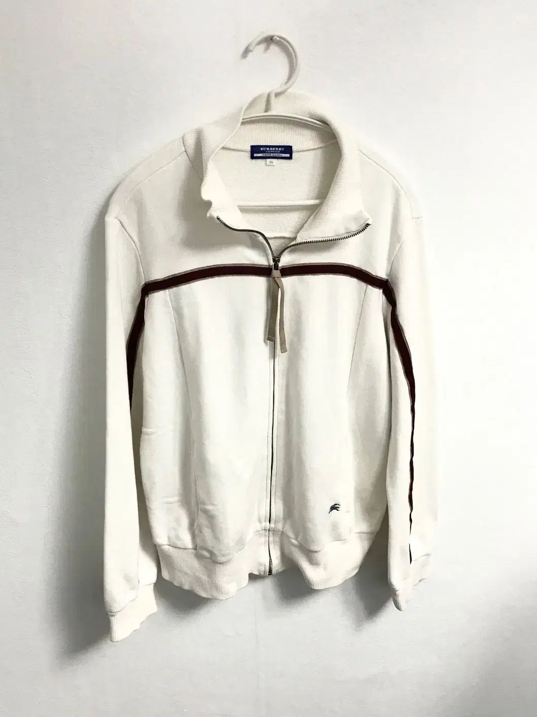 BURBERRY バーバリー 白 ジップアップ