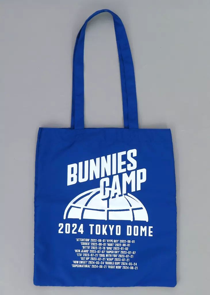 中古】バッグ NewJeans トートバッグ ブルー 「NewJeans Fan