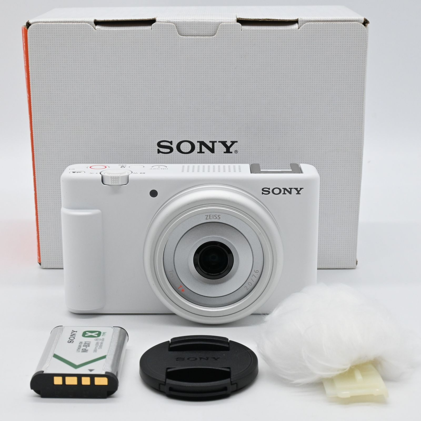 【ほぼ未使用美品】SONY VLOGCAM ZV-1F ホワイト Amazon.com : Sony ZV-1F Vlog Camera for Content Creators and