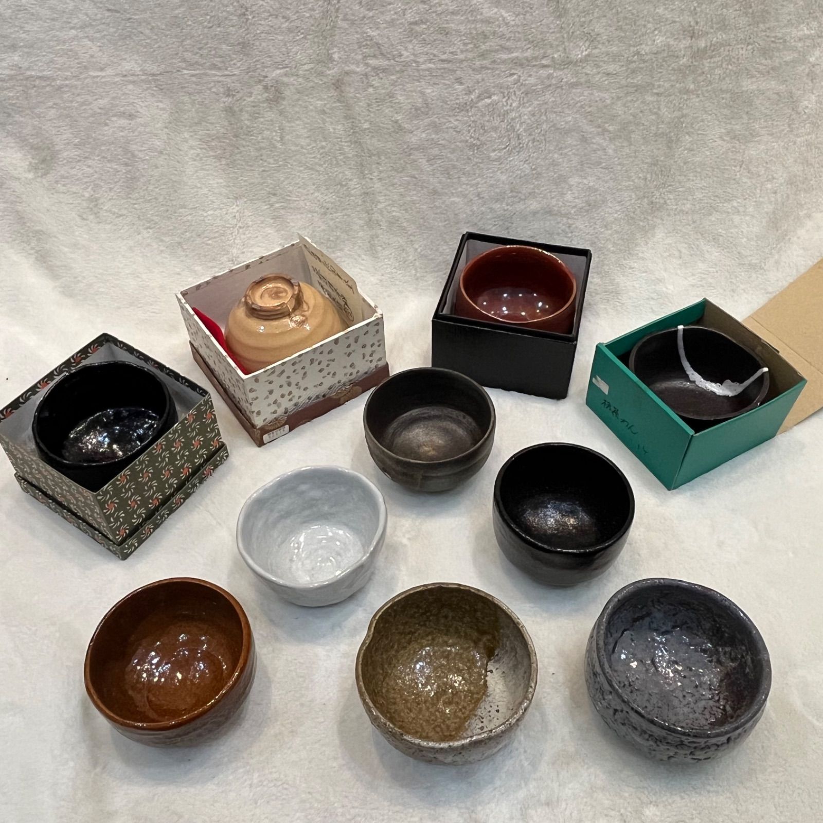 抹茶ワン 抹茶碗 いろいろ 茶器 茶道具 まとめて10点 き4点 茶道 茶陶