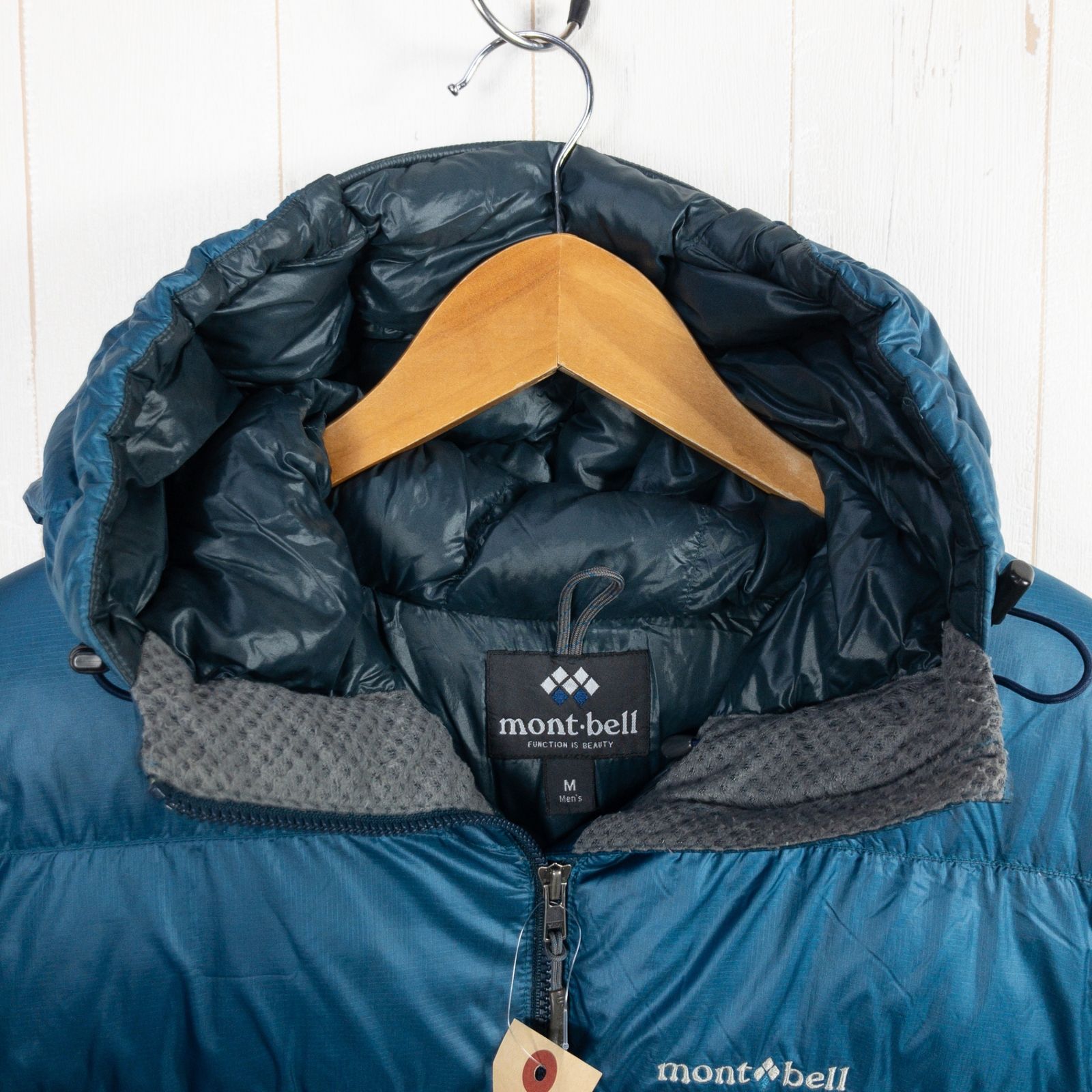 mont-bell M ダウンジャケット 青 Men's M ネイビー系】 Montbell ( モンベル ) アルパイン ダウン