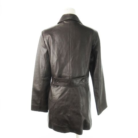 親しみやすい ジェラールダレル GERARD DAREL ラムレザーステンカラージャケット レザー 革 羊革 ミドル丈 焦げ茶 ダークブラウン |CK2 GY99 ひたむきな