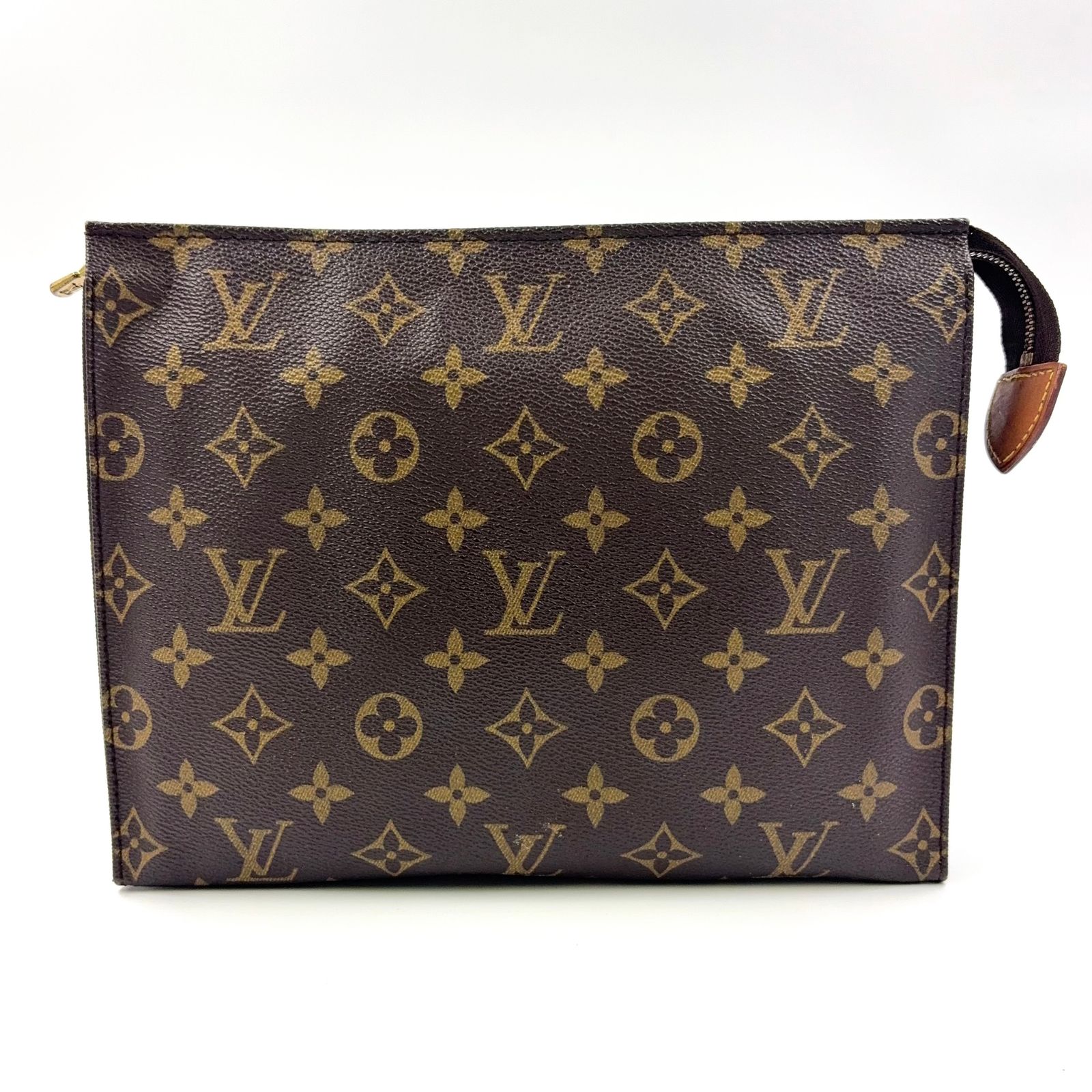 美品 LOUIS VUITTON PVC クラッチバッグ ポッシュ トワレット LOUIS VUITTON ポッシュトワレット26 モノグラム モノグラム