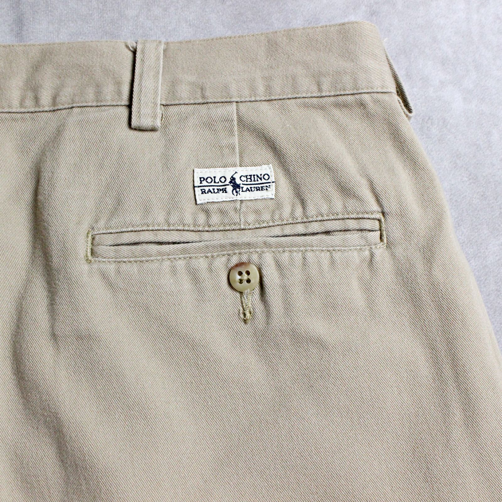 Ralph Lauren】90s ポロチノ ANDREW PANT ツータック W38(ウエスト