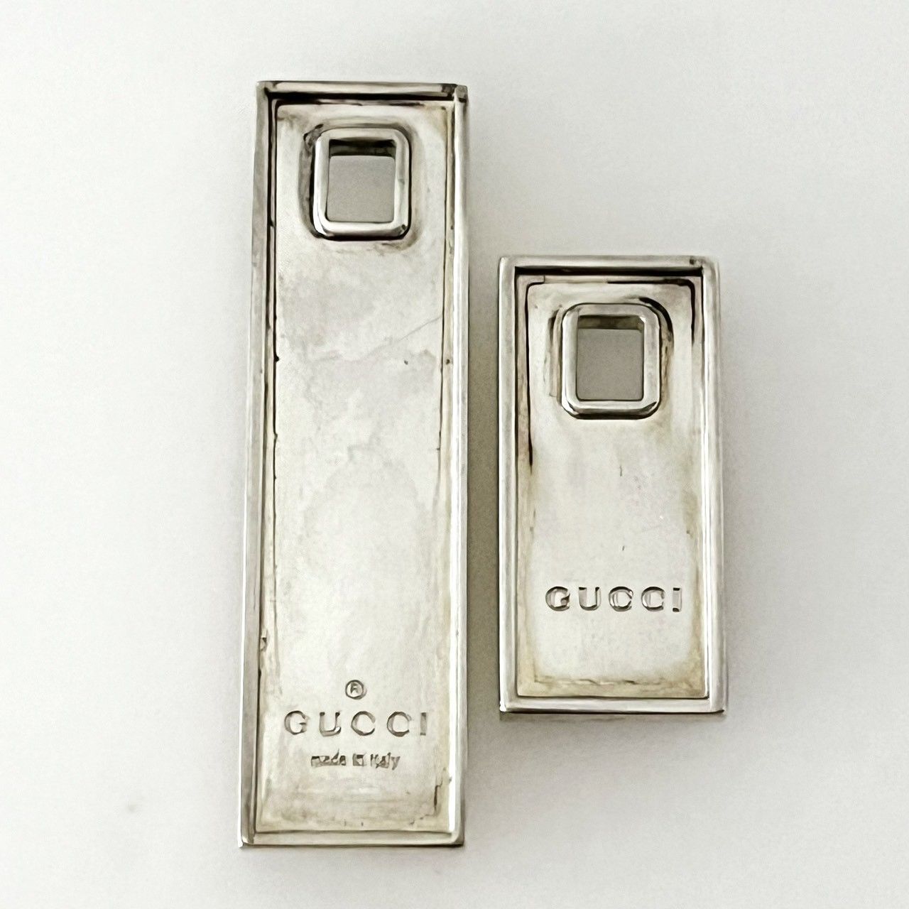 楽天市場】グッチ キーホルダー キーリング REAL ロゴ プレート