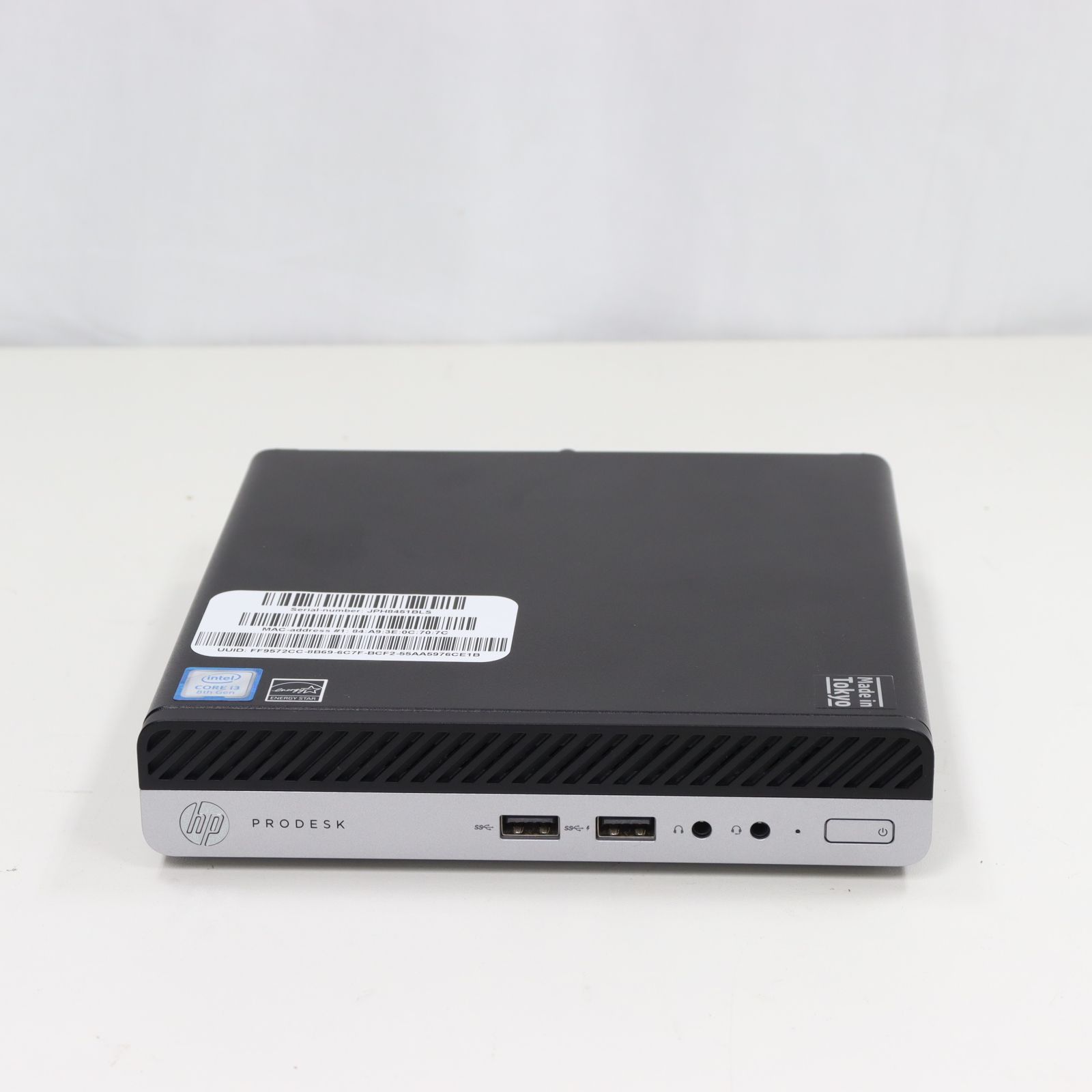 HP ProDesk 400 G4 DM |CPU i3-8100T|メモリ8GB|SSD256GB|Windows11 Pro