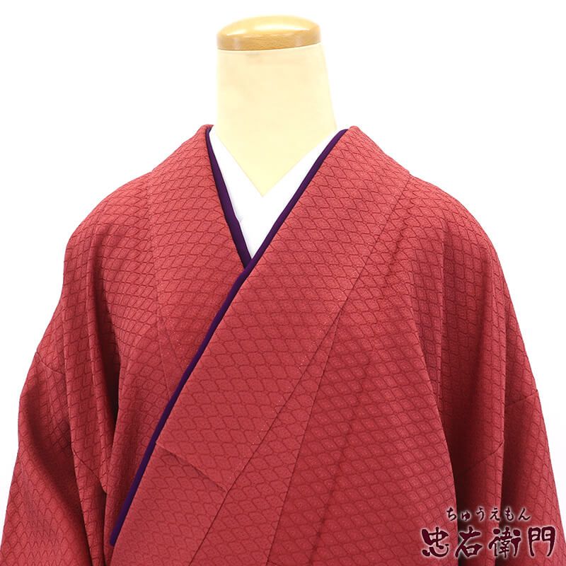 正絹袷色無地一つ紋地模様 色無地 正絹 一つ紋 素敵