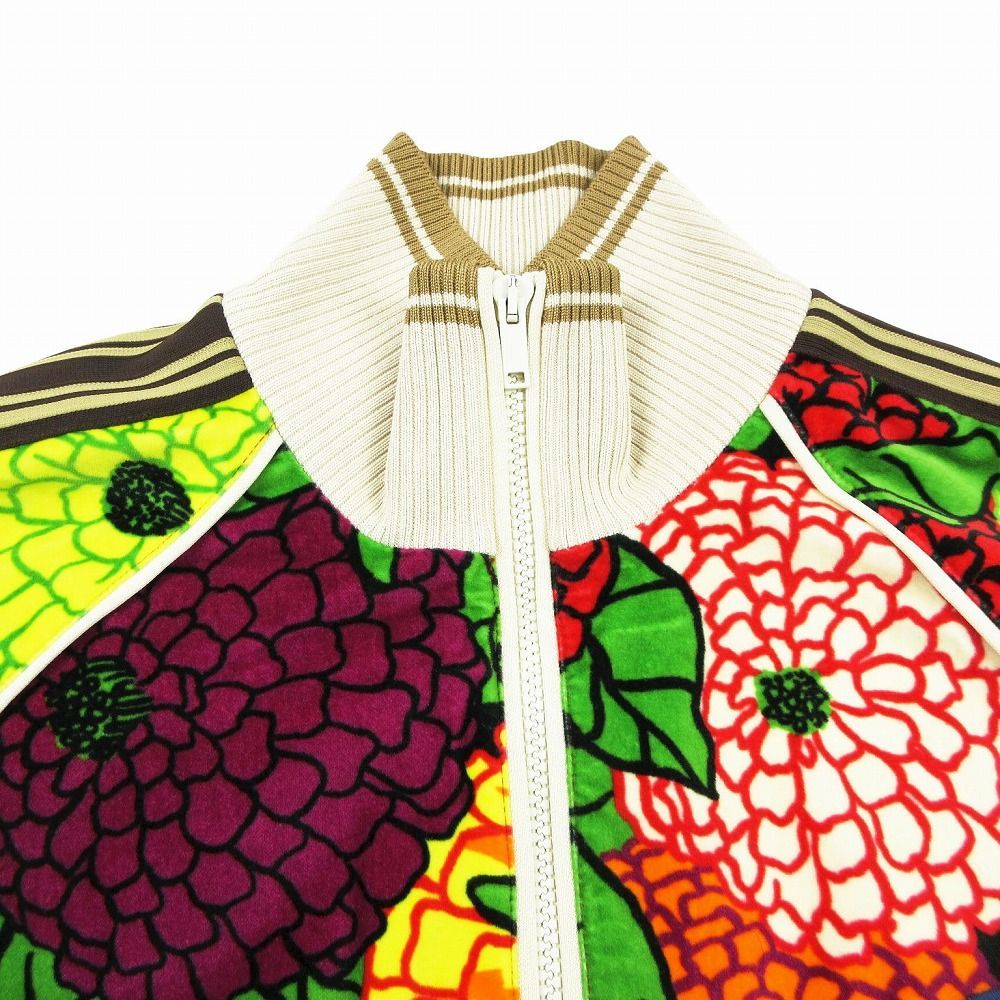 美品 GUCCI グッチ ケンスコット ベロアジップジャケット フラワー