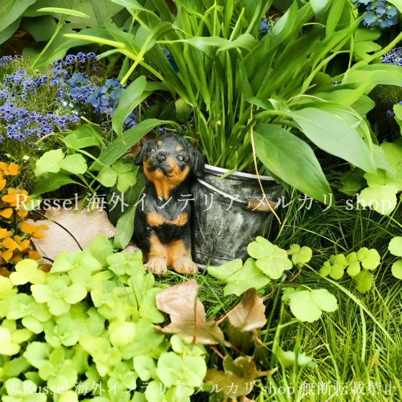 プランター 犬 かわいい 鉢植え アニマル 動物 植木鉢 いぬ ドッグ 庭 樹脂 ガーデニング 雑貨 ガーデン雑貨 ガーデンインテリア ガーデン インテリア 庭の装飾 お洒落 おしゃれ 8-14