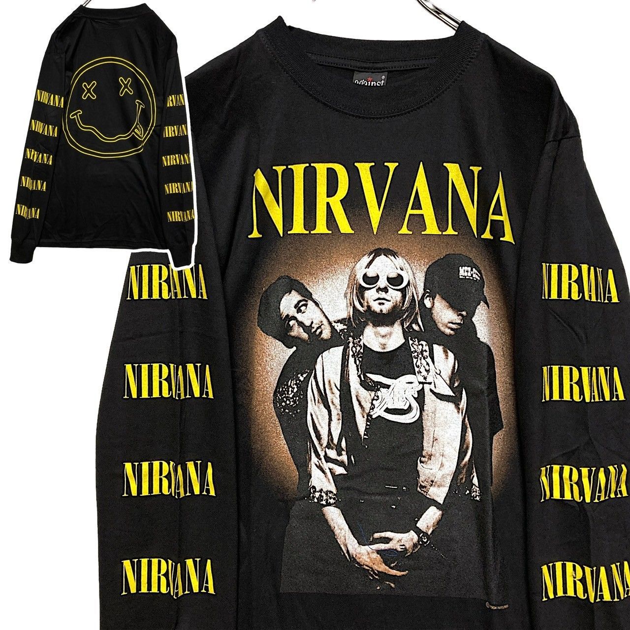 Kurt Cobain 両面プリント ロンT vintage 90