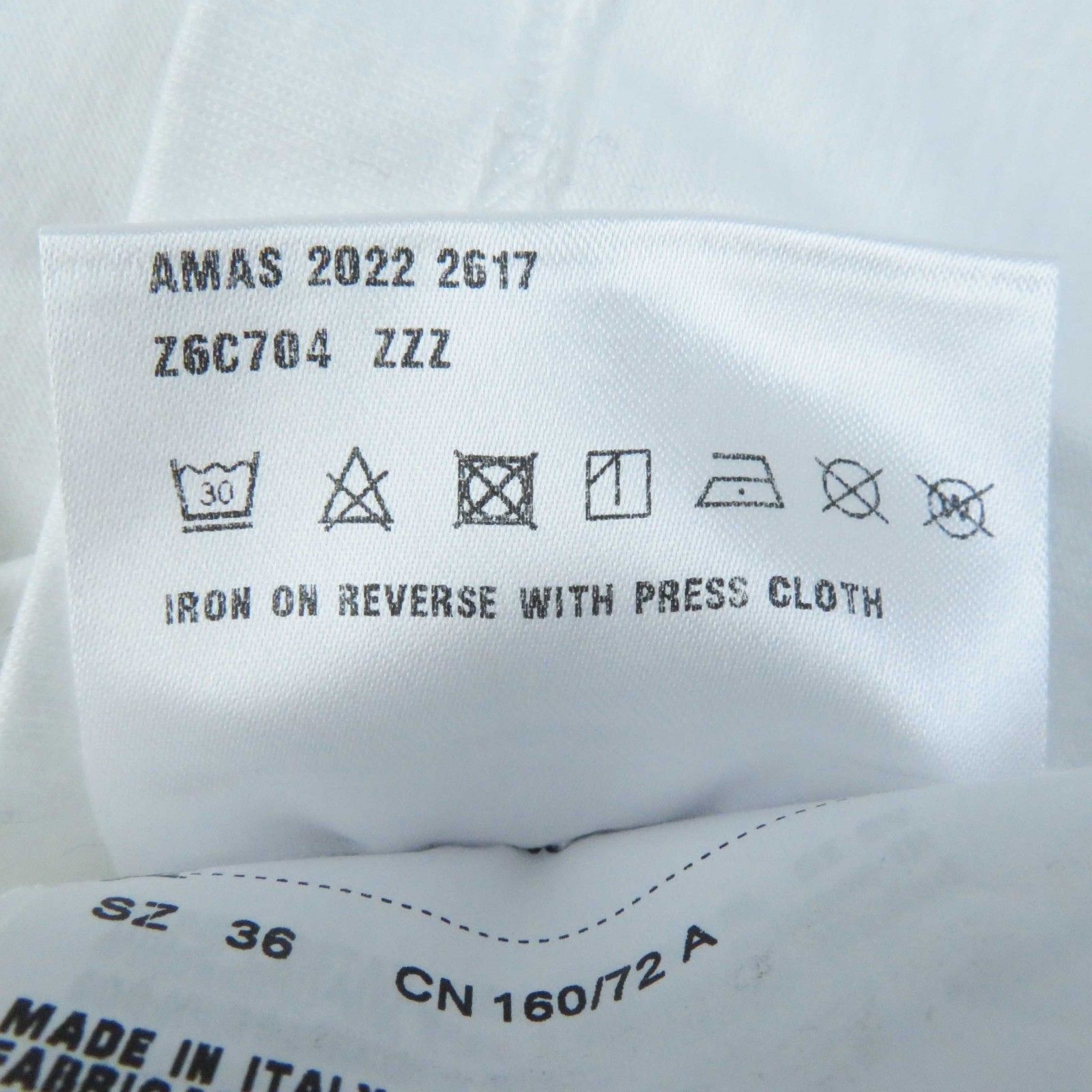 極美品◎PRADA プラダ 23SS P29980 コットン トライアングルロゴ