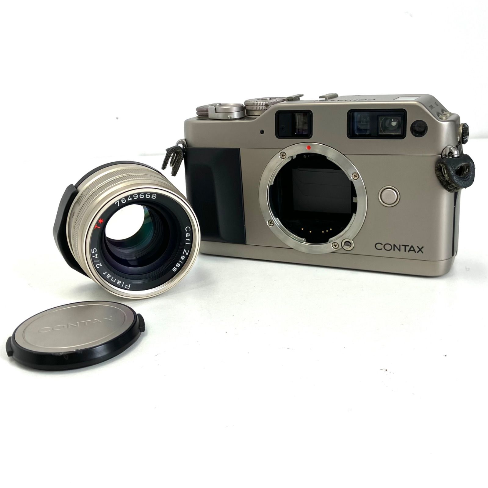 10185】 CONTAX G1 / Carl zeiss Planar F2 45mm レンズセット 美品