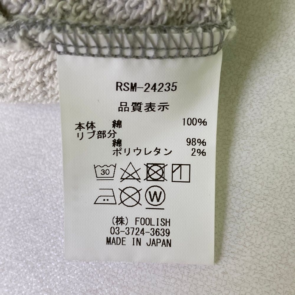 サイズ：M ROUGH&SWELL ラフアンドスウェル 2024年モデル スウェット