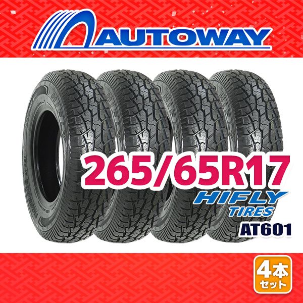 AUTOWAY 265|65R17 サマータイヤ HIFLY AT601 17インチ 4本セット 夏タイヤ オートウェイ