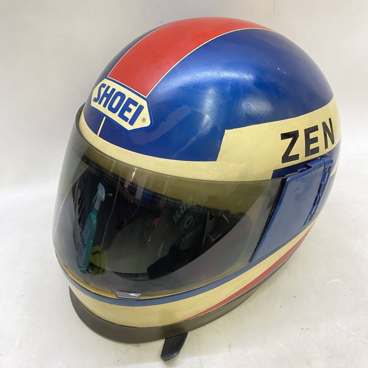 ▲ SHOEI ショウエイ ヘルメット ZEN Lサイズ 80年 Z-100 59～60cm レトロ ファッション バイク メット ケース付き 難あり 現状品 ▲N11540