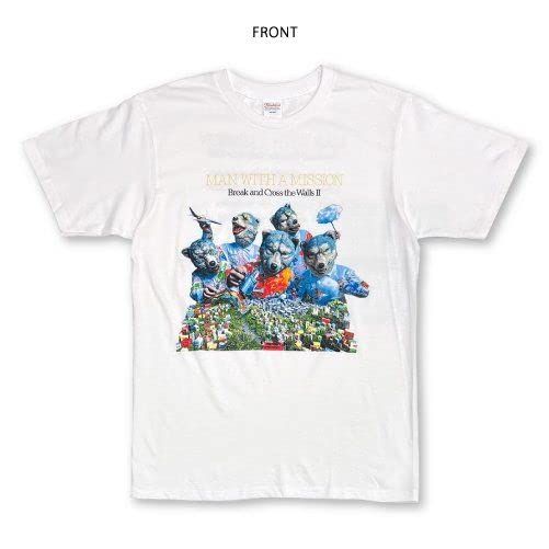 MAN WITH A MISSION（マンウィズアミッション）公式グッズ 2022 B.C.Wツアーフォト Tシャツ（B） (XL) [XL]