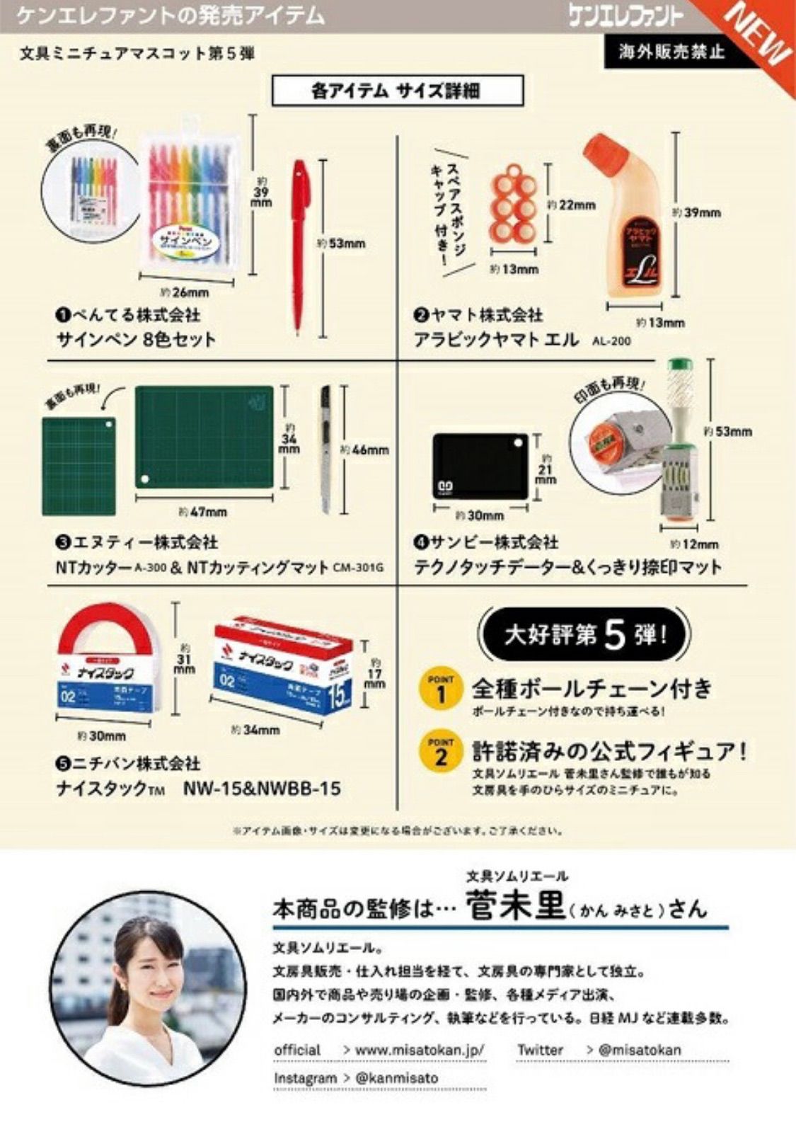 まとめ買いでお得 文具ミニチュアマスコット 第5弾 サインペン econet.bi