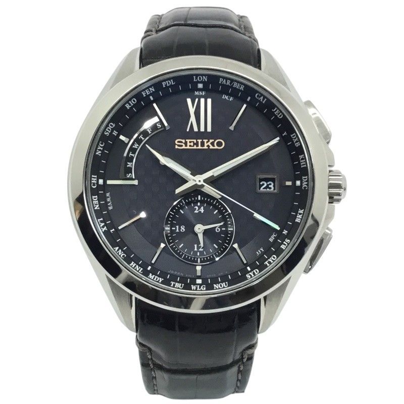 SEIKO セイコー ブライツ フライトエキスパート 8B63-0AL0 ソーラー メンズ腕時計 品| -B 質屋 かんてい局那覇店 ｎ3100017927300166