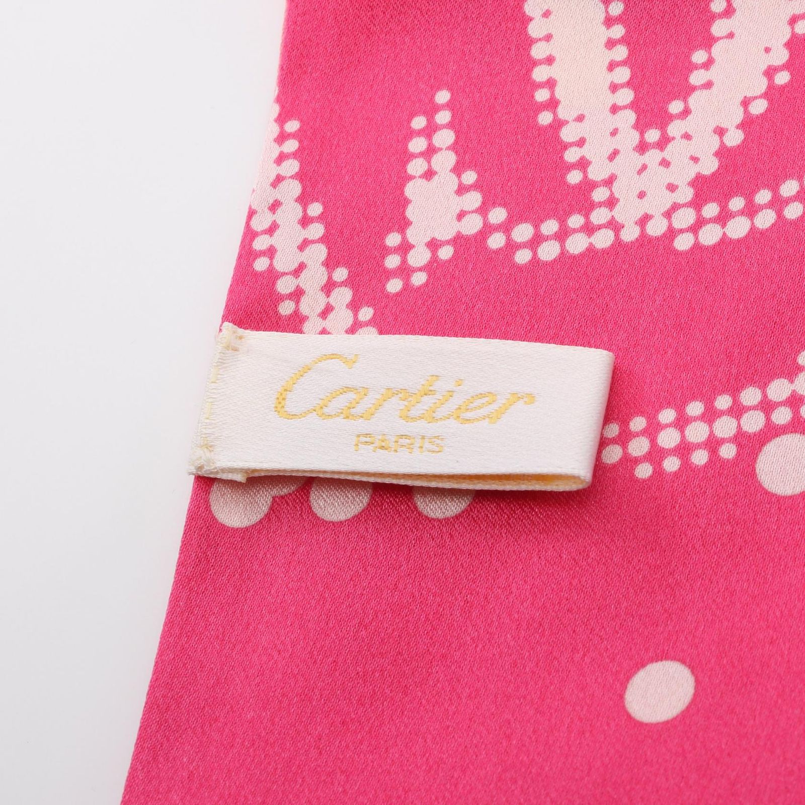 カルティエ　Cartier ［現行品］バンドー　スカーフ CROS000089 - ディアボロ ドゥ カルティエ バンドー - ピンク