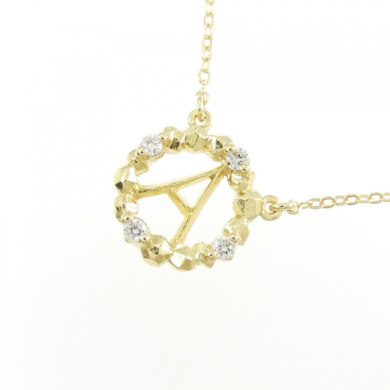 アーカー ストーンレメディ イニシャル ネックレス 0.03CT - メルカリ