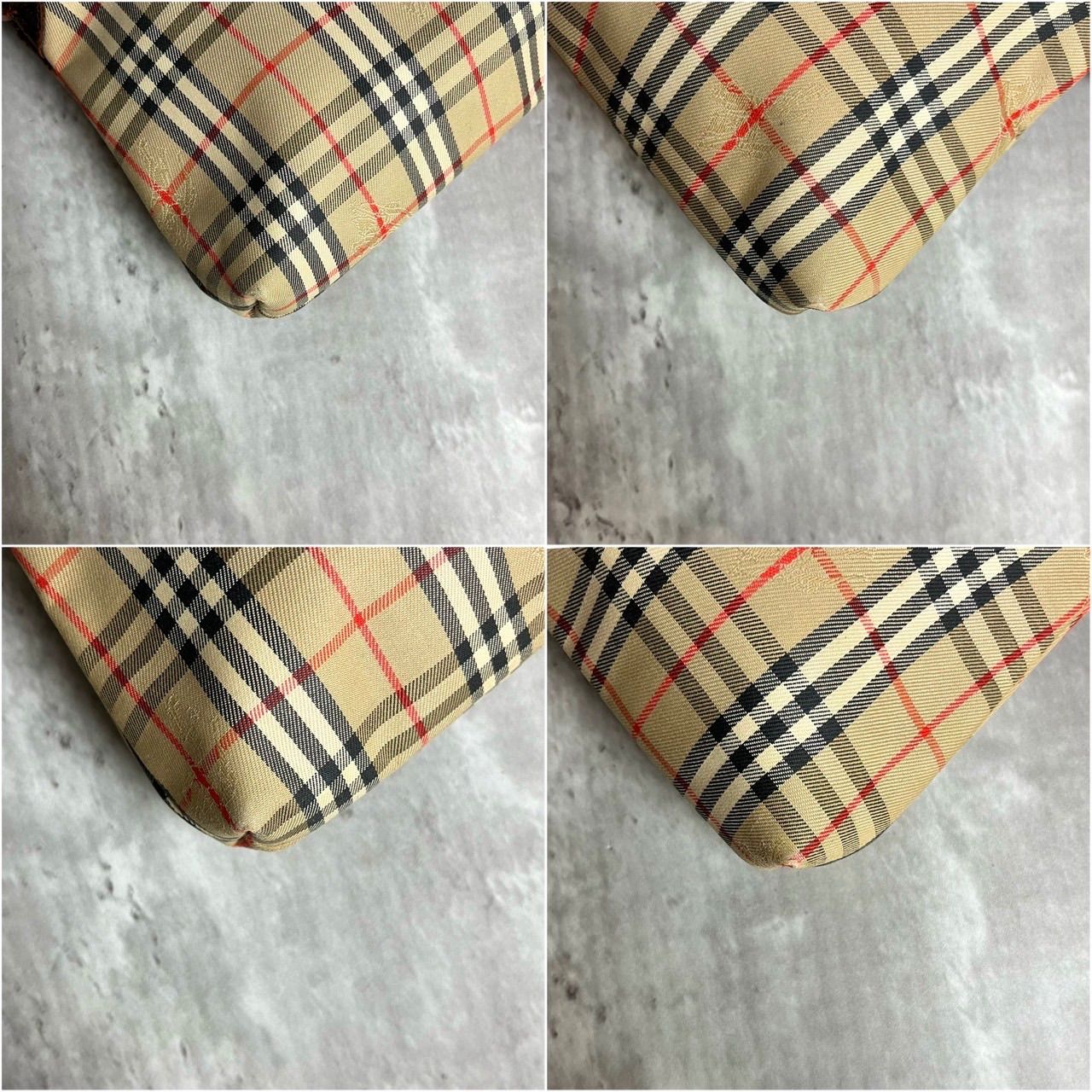 ✨良品✨BURBERRY バーバリー 化粧ポーチ バニティバッグ ノバチェック 