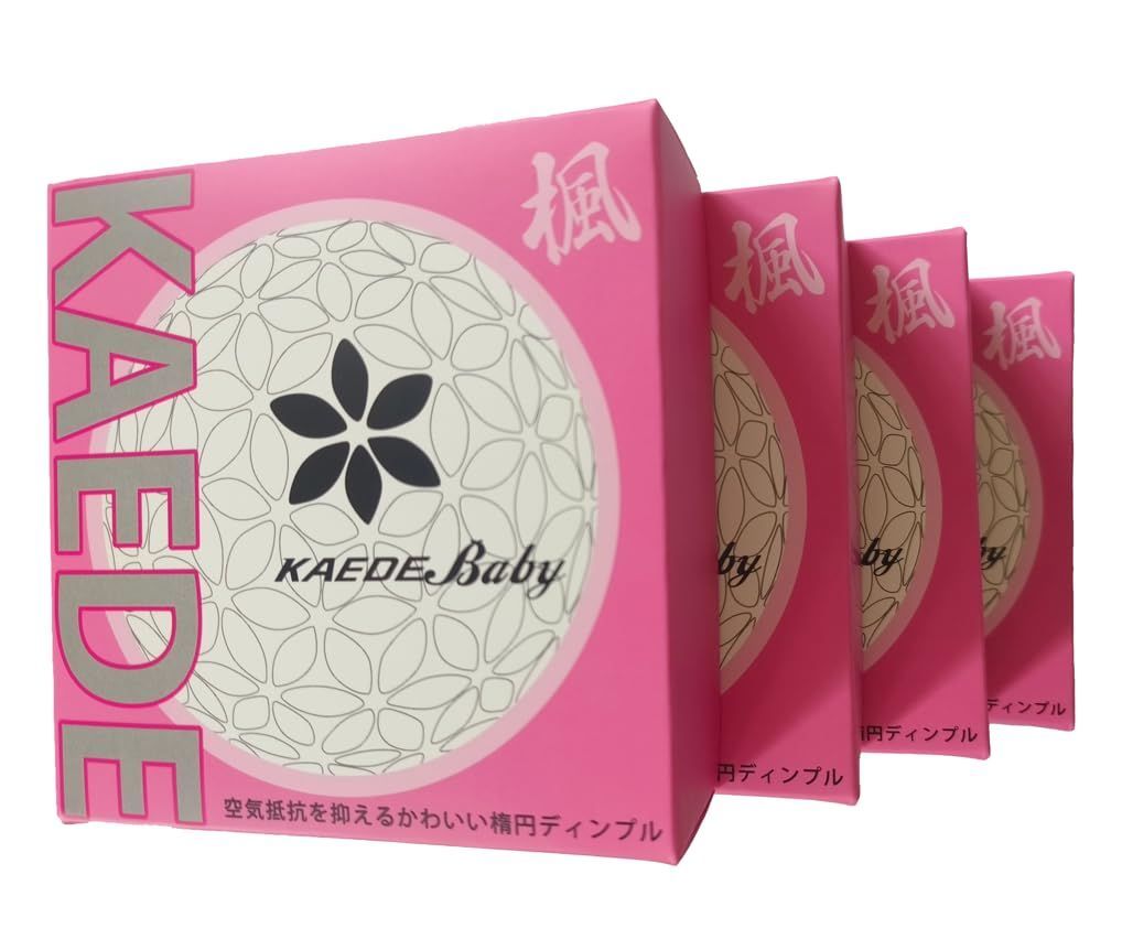 【数量限定】まとめ買いKAEDE(カエデ) ゴルフボール ソフト打感 2ピース ディスタンス系 1セット（9個入り）× 4 合計36個