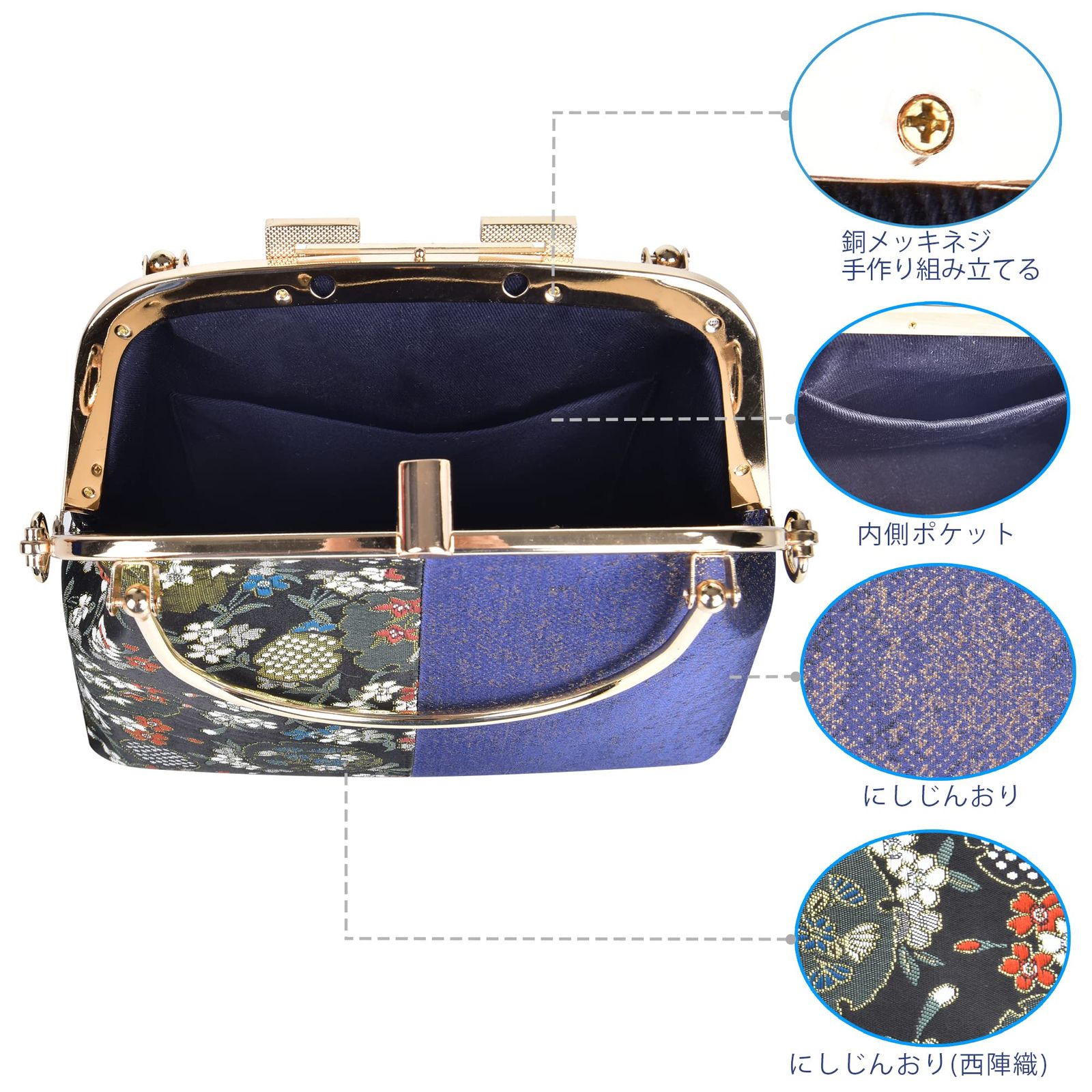 がまぐち バッグ