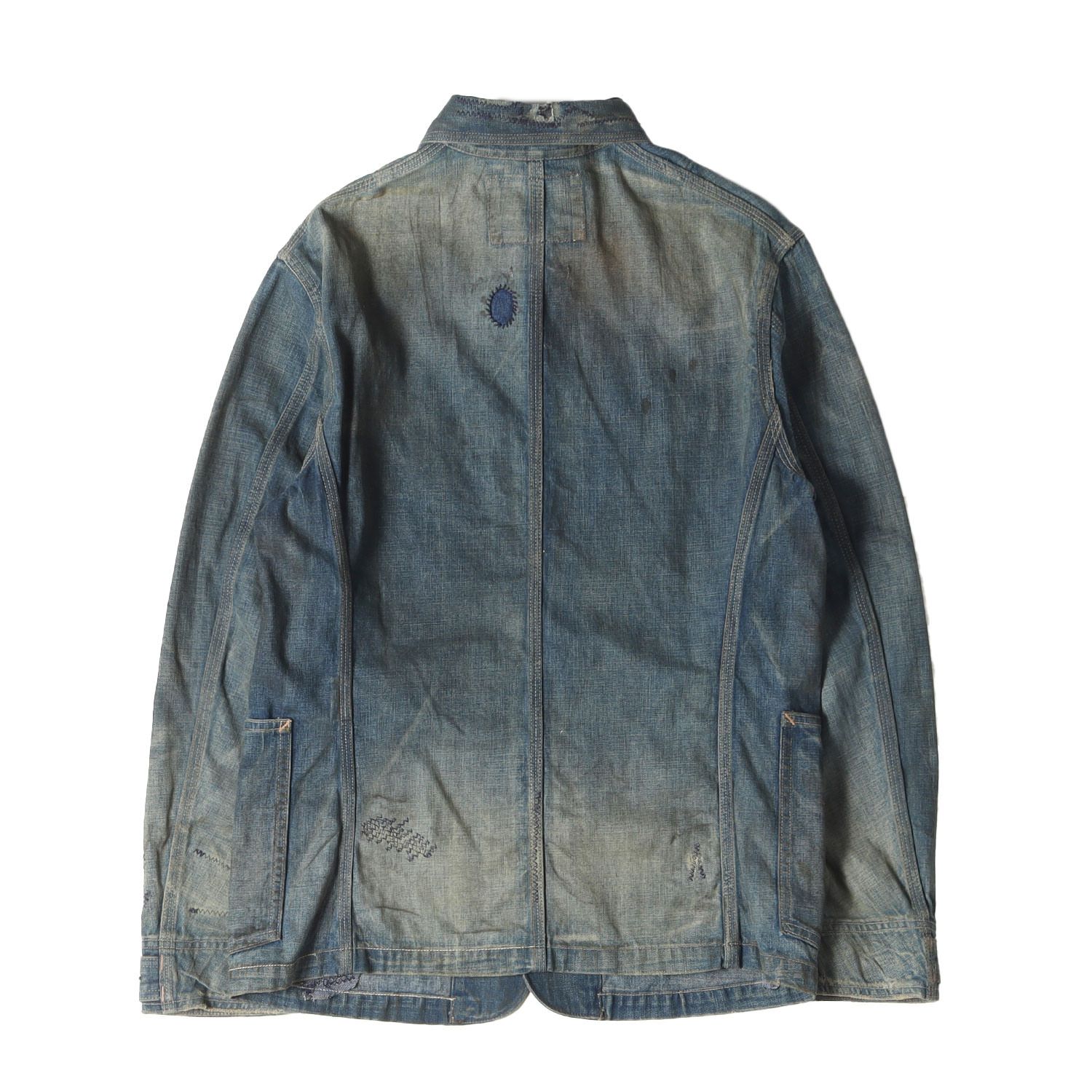 RRL コート サイズ:S 69着限定 フェード ヴィンテージ加工 デニム エンジニアコート 69LIMITED DENIM ENGINEER  COAT カバーオール ワークジャケット LIMITED EDITION 19of69 インディゴ - メルカリ