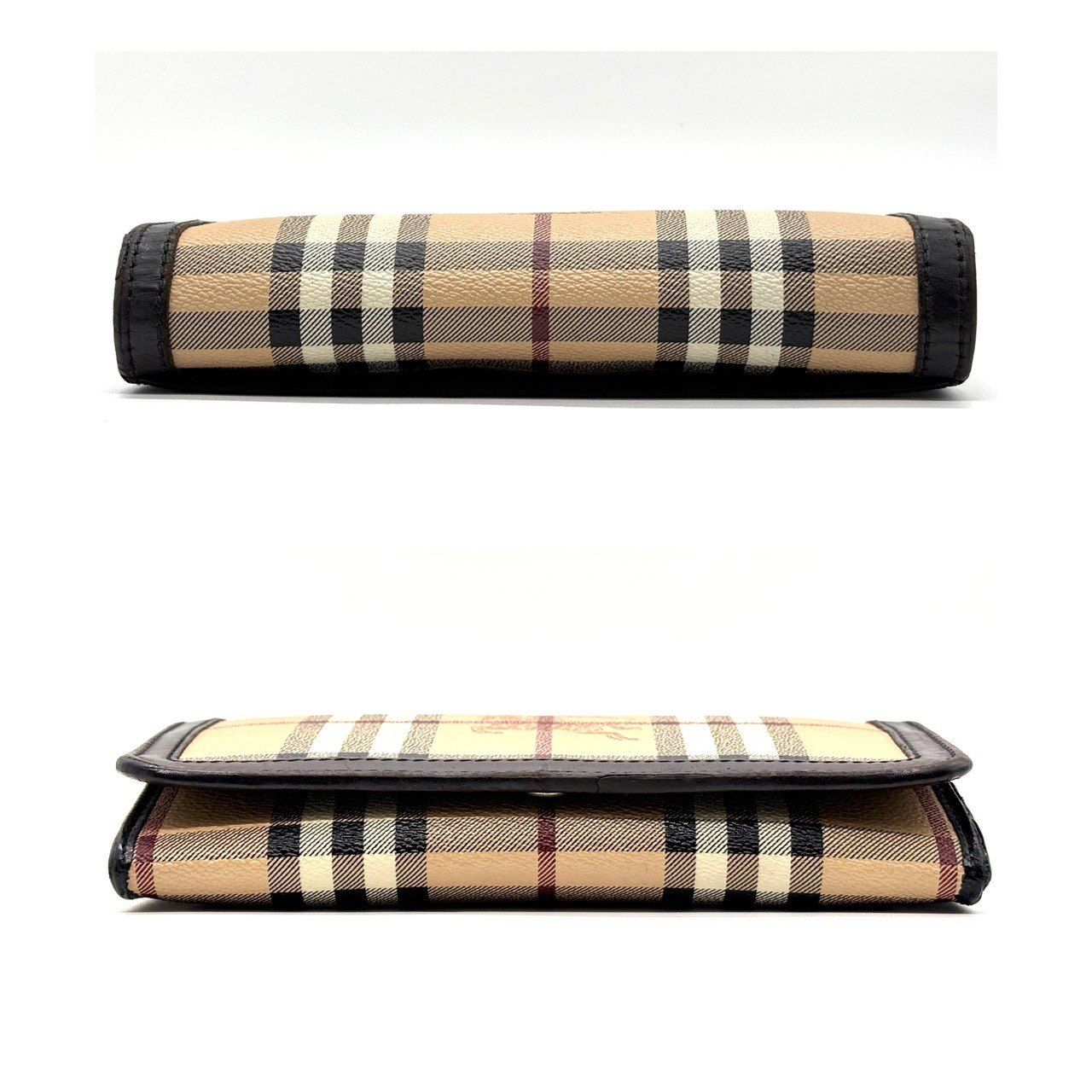 気品あるチェックの魔法】 Burberry バーバリー 長財布 ノバ
