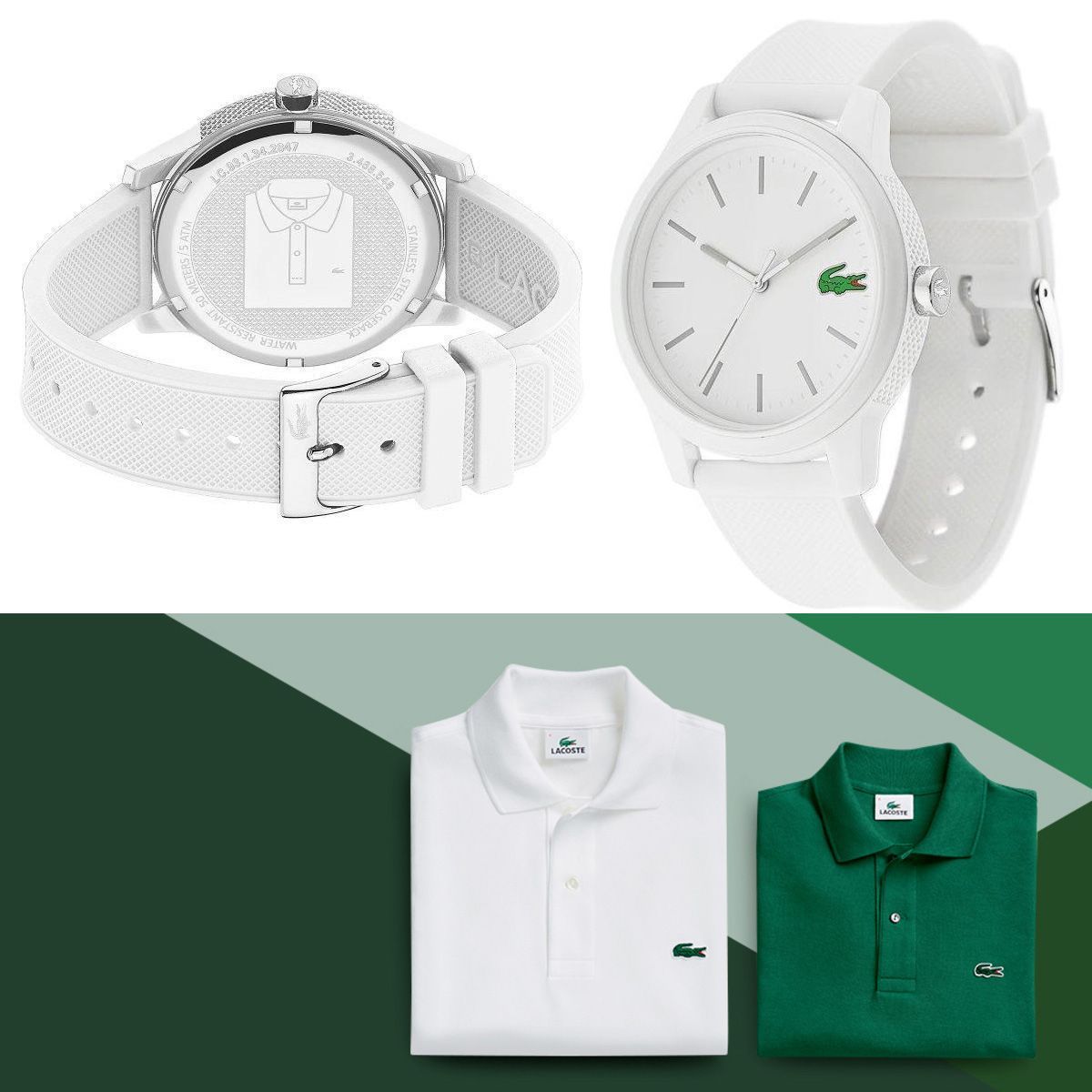 LACOSTE ラコステ 12.12 メンズ アナログ 防水 軽量 カジュアル ラバー