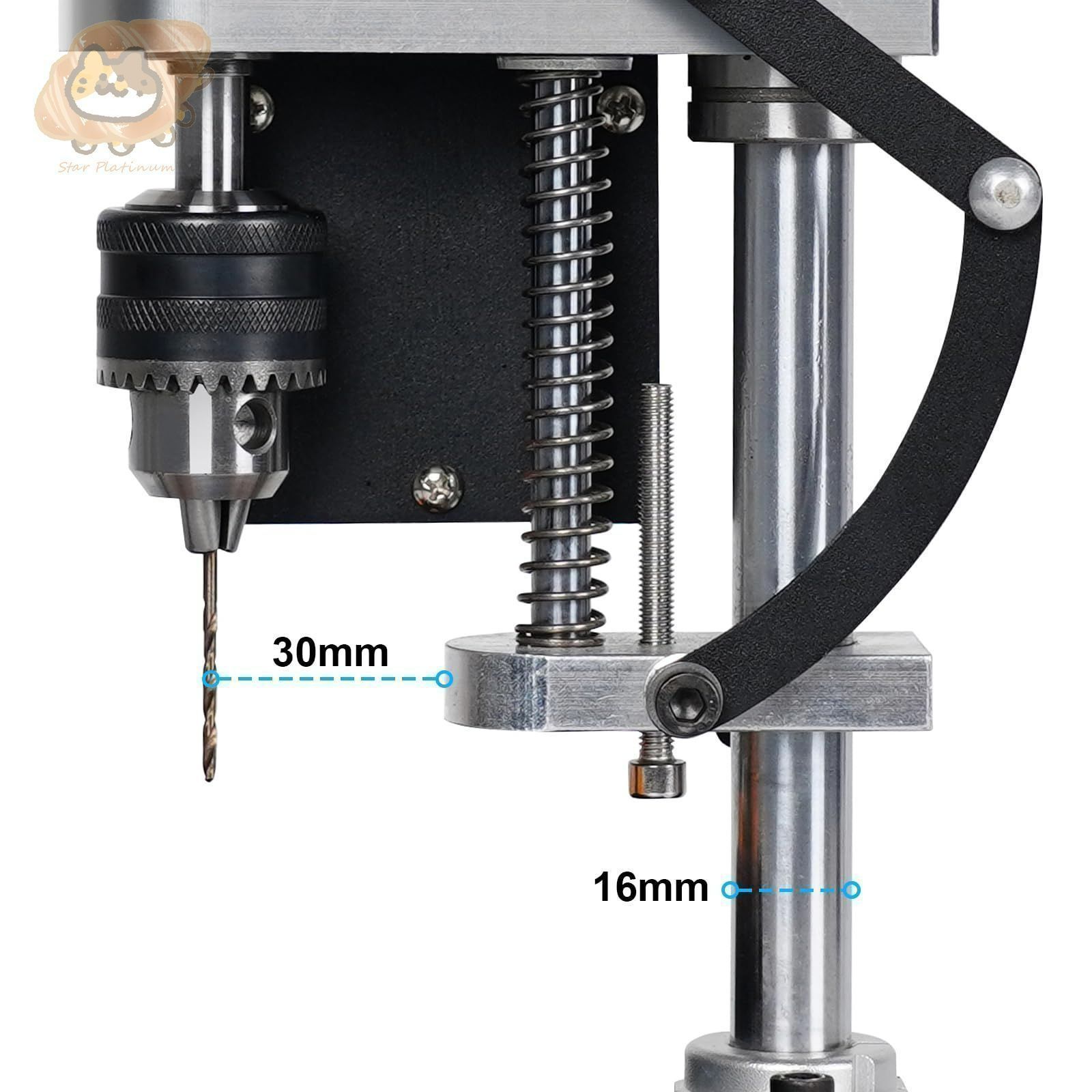 ボール盤ベンチドリルミニ小型卓上ボール盤プラスチックミニ金属木材速度調整 アクリルドリルチャック0.6-6.5mmアルミニウム