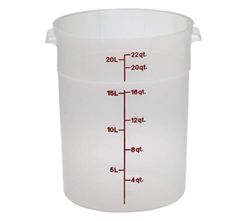 CAMBRO キャンブロ 丸型フードコンテナー RFS22PP 半透明 ポリプロピレン アメリカ AHC5608
