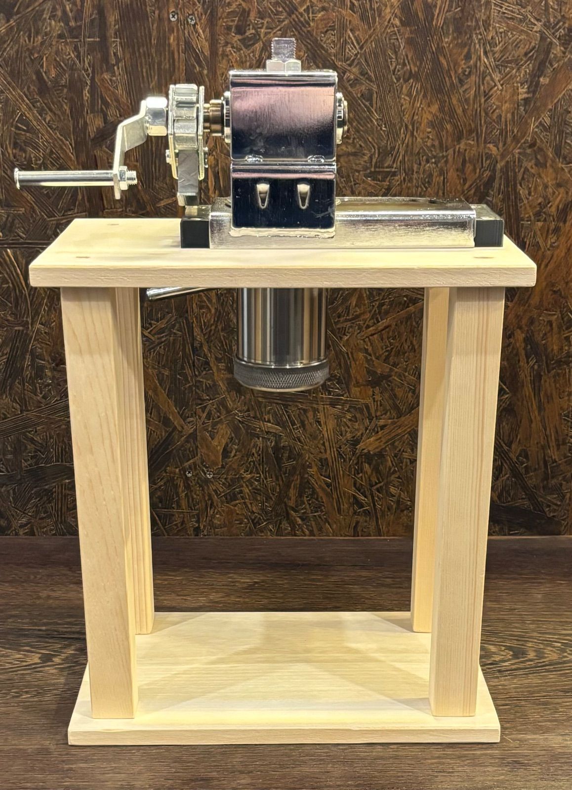 領収書発行 モンブランマシン モンブラン絞り器 絞り機 実演販売 ナチュラル色 ブラウン色•ミニサイズ