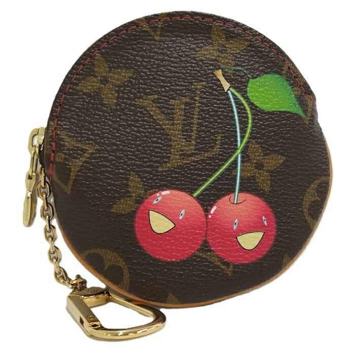 LOUIS VUITTON ポルトモネ ロン モノグラム チェリー コイン