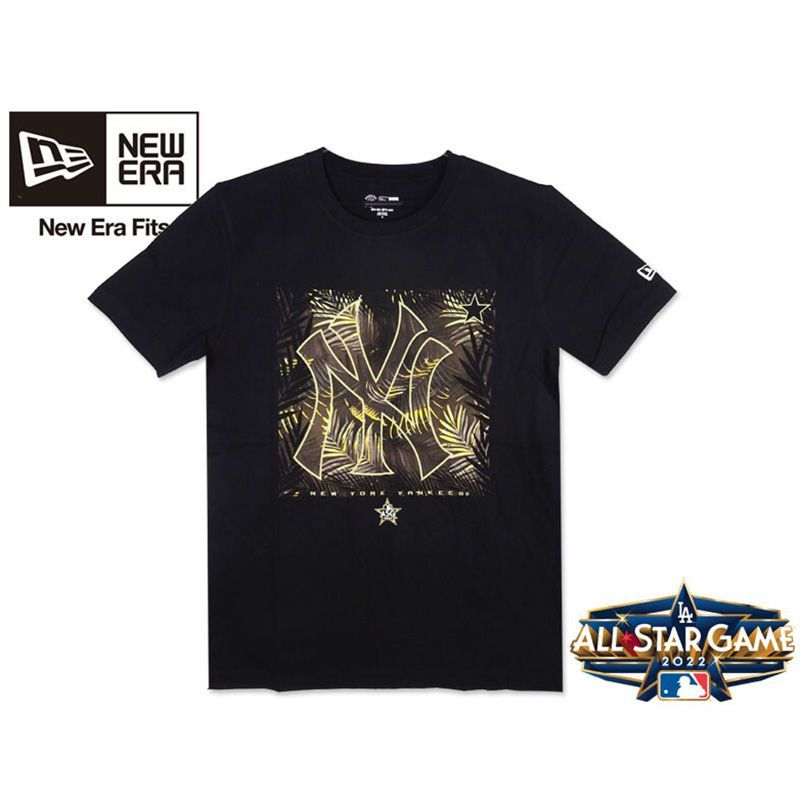 NEW ERA MLB ALLSTAR GAME 2022 T-SHIRTS BLACK NEWYORK YANKEES L