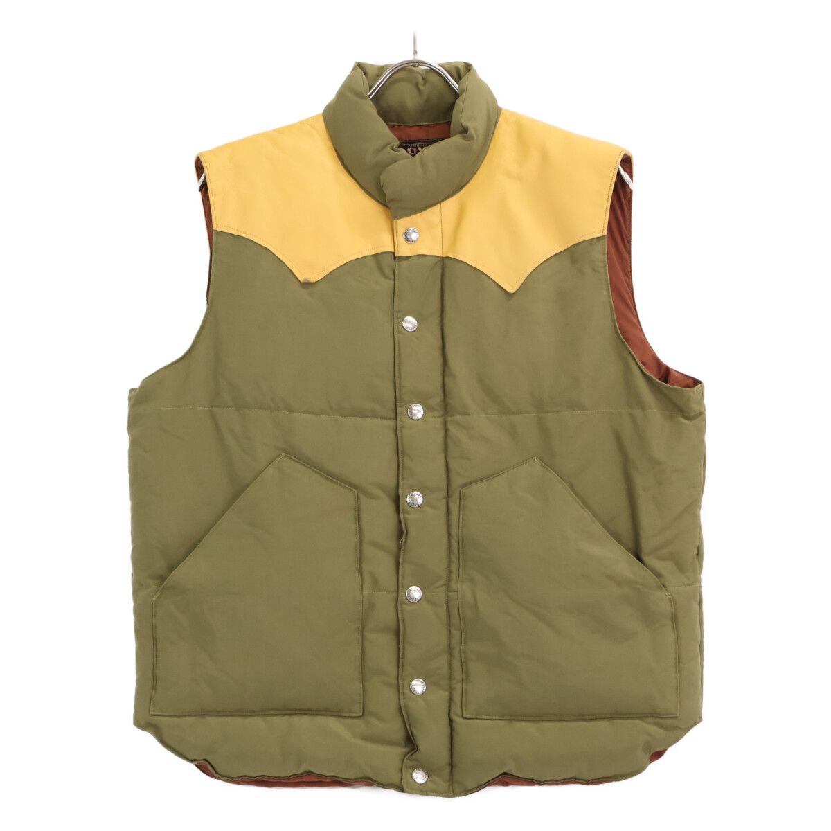 SUGAR CANE シュガーケーン SC12340 ｶｰｷ×ｲｴﾛｰ ﾀﾞｳﾝﾍﾞｽﾄ L