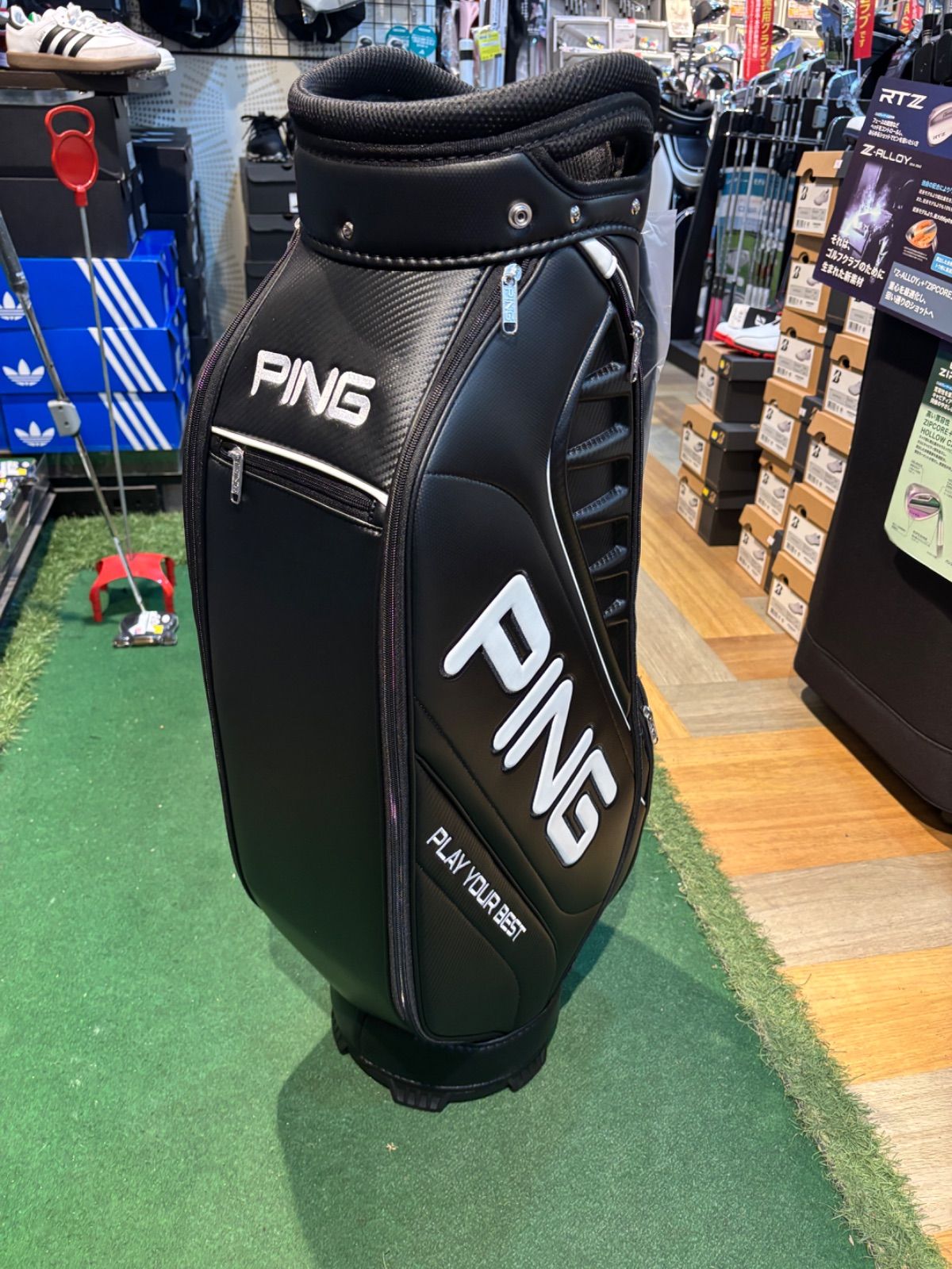 Cb【新品未使用品】PING キャディバッグ CB-U2502 ソフトPU
