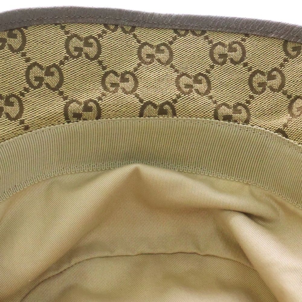 GUCCI (グッチ) GGキャンバス フェドラ バケットハット