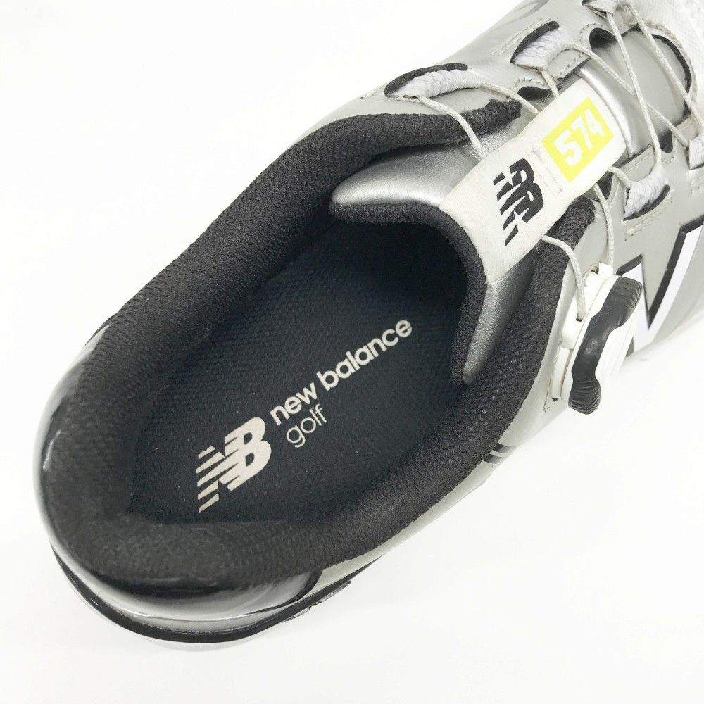 NEW BALANCE ニューバランス ゴルフシューズ BOA シルバー系 26