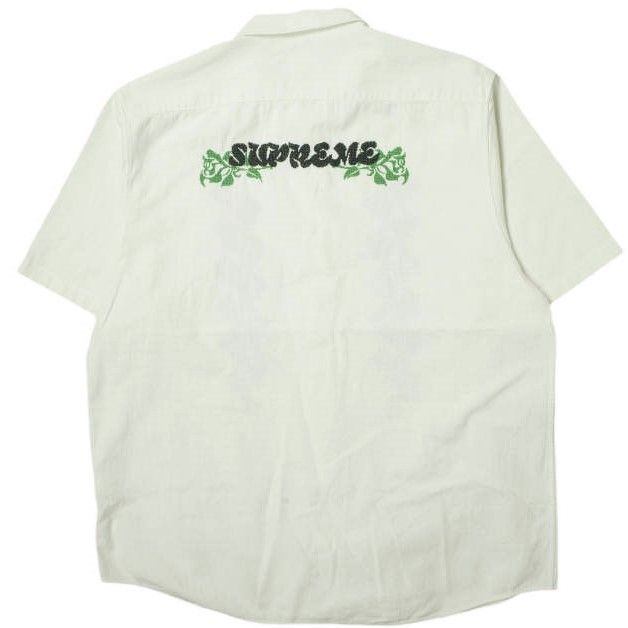 新品 SUPREME シュプリーム 23SS Needlepoint S/S Shirt ニードル 